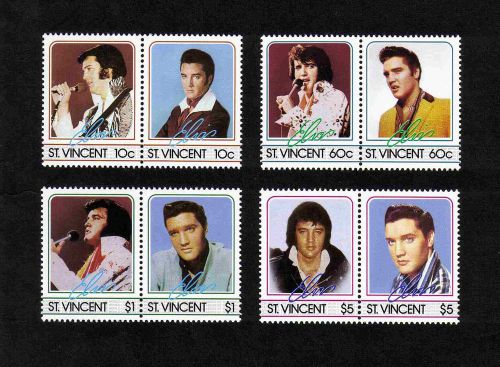 St Vincent 1985 Elvis Presley complete set of 8 values (SG 919-926) MNH