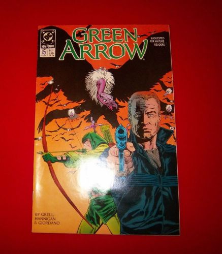 Green arrow #15 grell / hannigan / giordano - great condition bagged - 1988