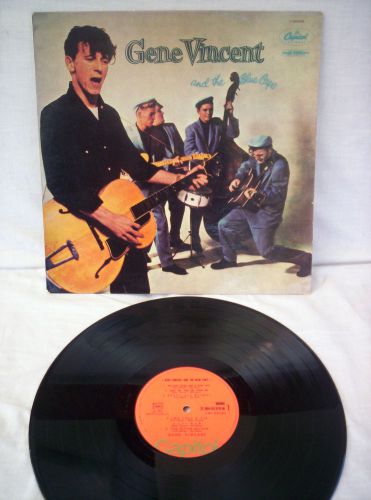 GENE VINCENT AND THE BLUE CAPS,1957,(1976 ISSUE) FRENCH PRESSING, VG+ CONDITION