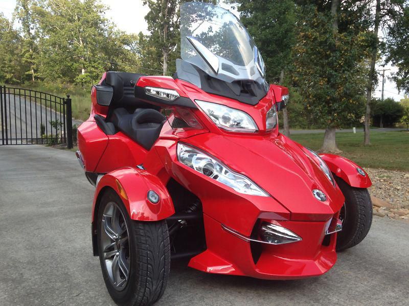 2012 Can Am Spyder RT-SE5 Motorcycle Reverse Trike Touring Viper Red