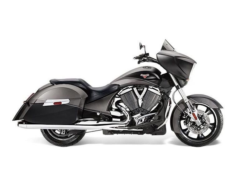 2014 Victory Cross Country Suede Silver with Flames 