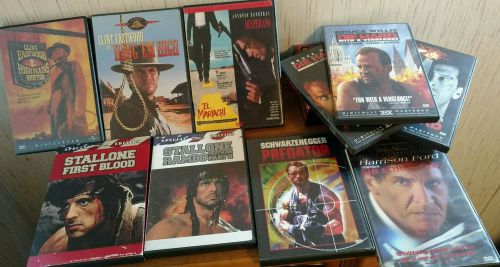 DAD&#039;S DAY DVDS 11 Films (Die Hard 1-2-3, Rambo 1-2, Predator, Desperado....)