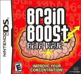 Brain Boost: Beta Wave (Nintendo DS, 2006) Brand New! Sealed!