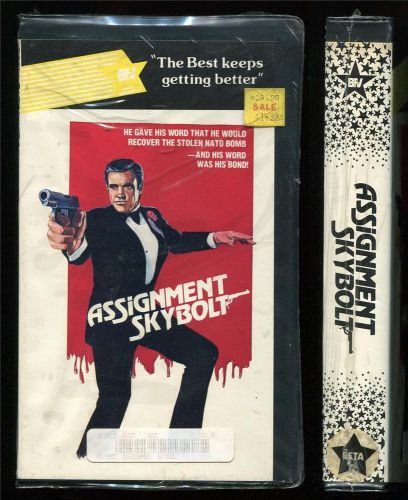 SPY FILM BETA NOT VHS ASSIGNMENT SKYBOLT 1968 BEST FILM &amp; VIDEO FACTORY SEALED