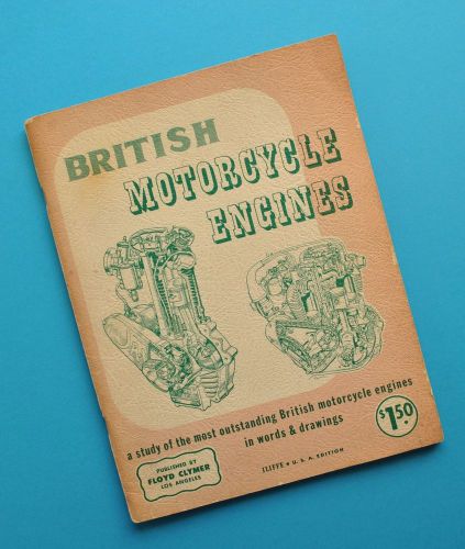 Motorcycle Engineering Manual Book JAP Norton Triumph BSA Ariel Vincent Rudge