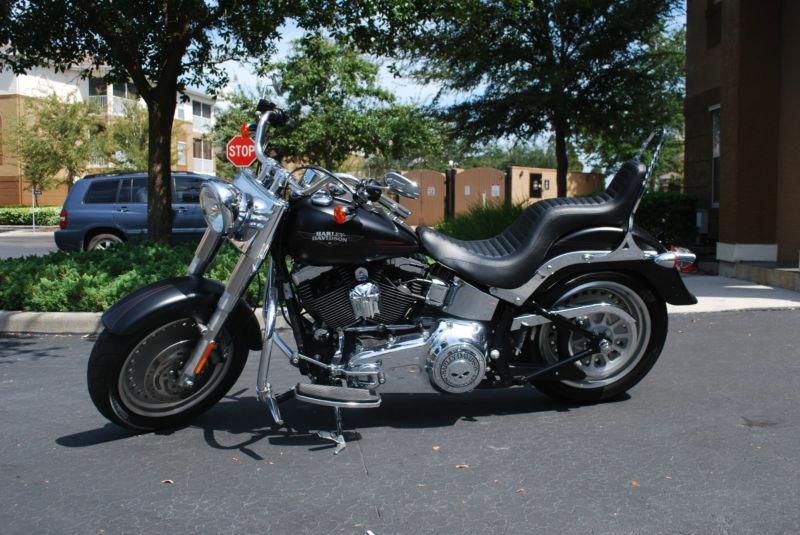 2009 Harley Davidson Fat Boy FLSTF, Black Denim, only 7,660 miles