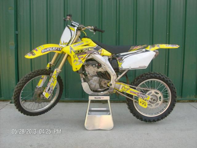 2005 SUZUKI RMZ 450 LOADED WITH EXTRAS $2,999, YELLOW, Adult Owned