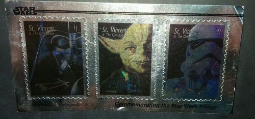 Star Wars Trilogy Commemerative Stamps $1 1995 St. Vincent Grenadines Lucasfilm