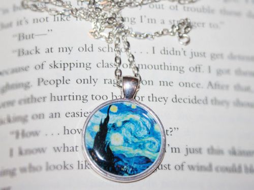 Fashion Starry Night by Vincent van Gogh Pendant Necklace