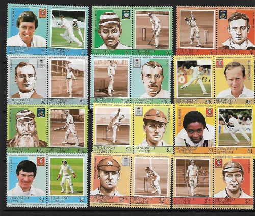 St Vincent &amp; Grenadines 1984 Cricket Stamps Unmounted mint MNH