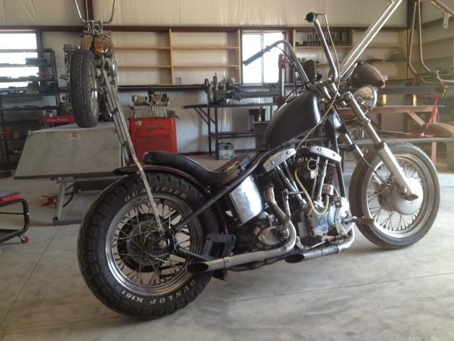 1967 Harley Davidson Chopper Survivor barn find