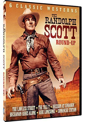 The Randolph Scott Roundup - 6 Classic Westerns: A Lawless Street, The Tall T...