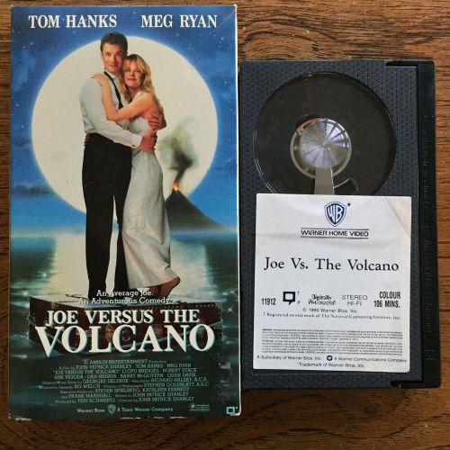 Joe Versus The Volcano Betamax Beta Comedy Tom Hanks Meg Ryan Lloyd Bridges