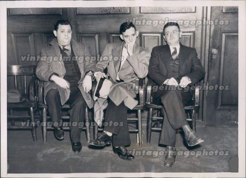1937 Jimmy Widmer Bank Robber Desperado Officer Guarded Keeney Press Photo