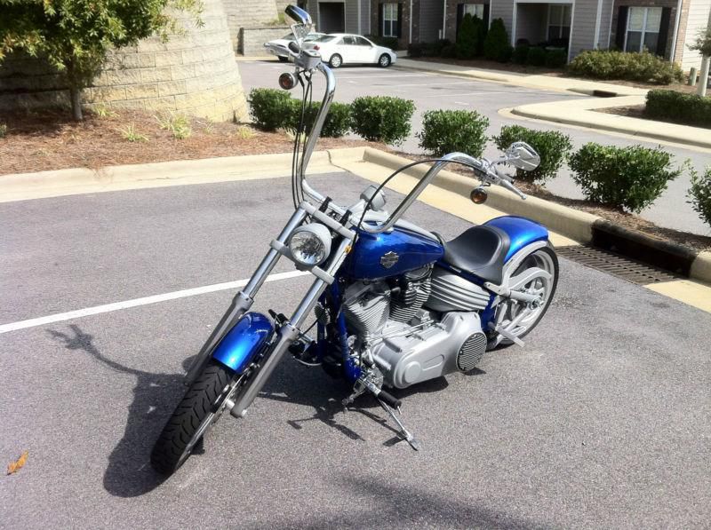 Harley Rocker with Heartland Custom Kit. Passenger seat. Apes. Rare Bike!