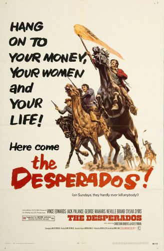 The desperados 1969 original movie poster western