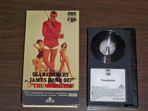 THUNDERBALL - JAMES BOND 007 - BETA LIKE NEW RARE - 1965 Sean Connery - CBS/FOX
