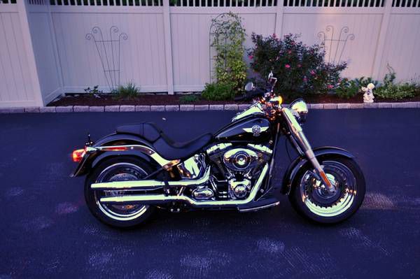 2012 Harley-Davidson Fat Boy 1500 MILES FLSTF -Fat Boy BLACK Warranty