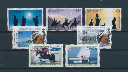 LE65584 St Vincent nice lot of good stamps MNH