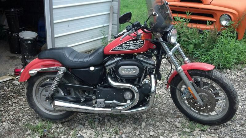 2002 HARLEY SPORTSTER 883R WITH 1200 KIT UPGRADE LOW MILES