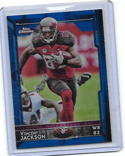 Vincent Jackson blue refractor 99/199 2015 Topps Chrome Tampa Bay Buccaneers