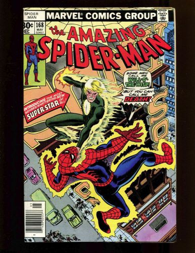 Amazing Spider-Man #168 FN Hannigan Romita Andru Esposito 2nd Will O&#039; The Wisp