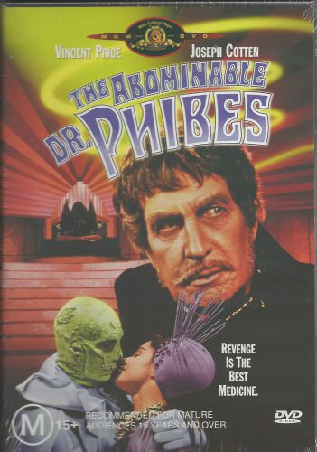 The abominable dr phibes - vincent price - new dvd region 4 sealed