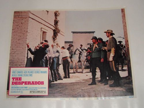 1969 THE DESPERADOS LOBBY CARD 8 VINCE EDWARDS JACK PALANCE