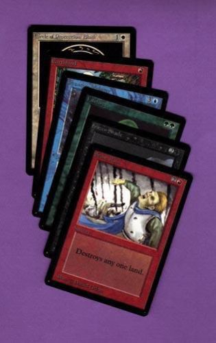MTG BETA~LOT OF 6 DIFFERENT CARDS UNPLAYED