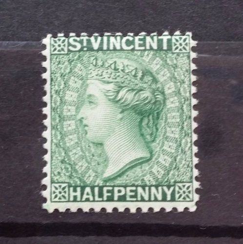 British commonwealth / empire.st vincent queen victoria lightly mounted mint.