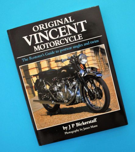 Vincent Rapide Black Shadow Meteor Lightning Motorcycle Restore Manual Book