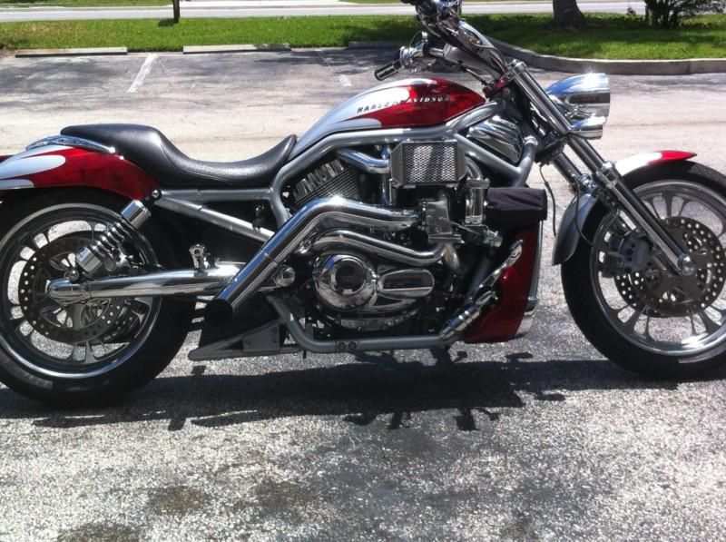2002 V-Rod with Trask Turbo and Custom Paint