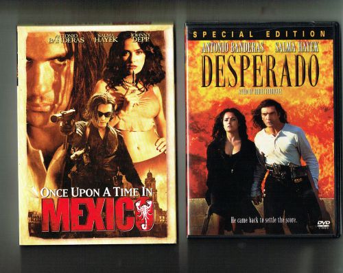 ROBERT RODRIGUEZ EL MARIACHI DVD LOT DESPERADO &amp; ONCE UPON A TIME IN MEXICO