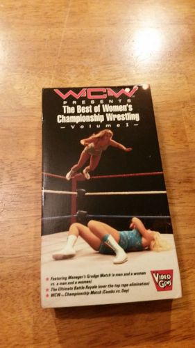 WCW The Best Of Womens Championship Wrestling Beta Video Gems Vol 1 Rare Sports