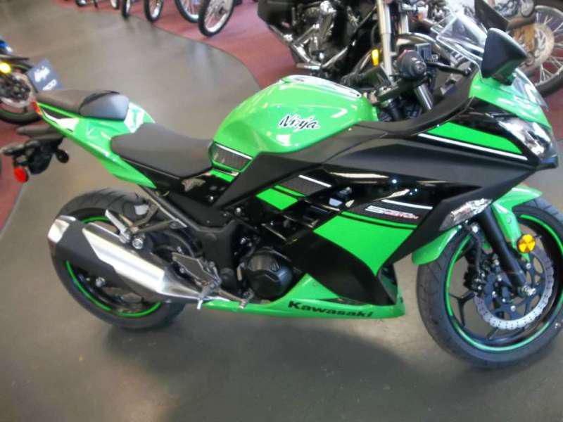 2013 kawasaki ninja ex 300 ex300 green new sportbike motorcycle