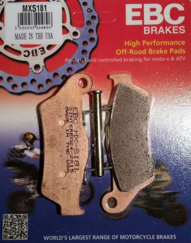 Ebc/mxs181 moto-x race brake pads (front) - husaberg, husqvarna, sherco, tm, vor