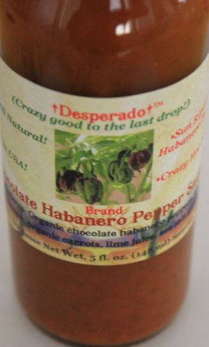 Desperado Organic Chocolate Habanero Pepper Sauce (5 fluid oz./148 ml)